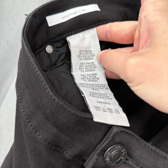 STS Blue Womens Ellie High Rise Skinny Jean Plus Size 22W Black Stretch NEW - Picture 8 of 14